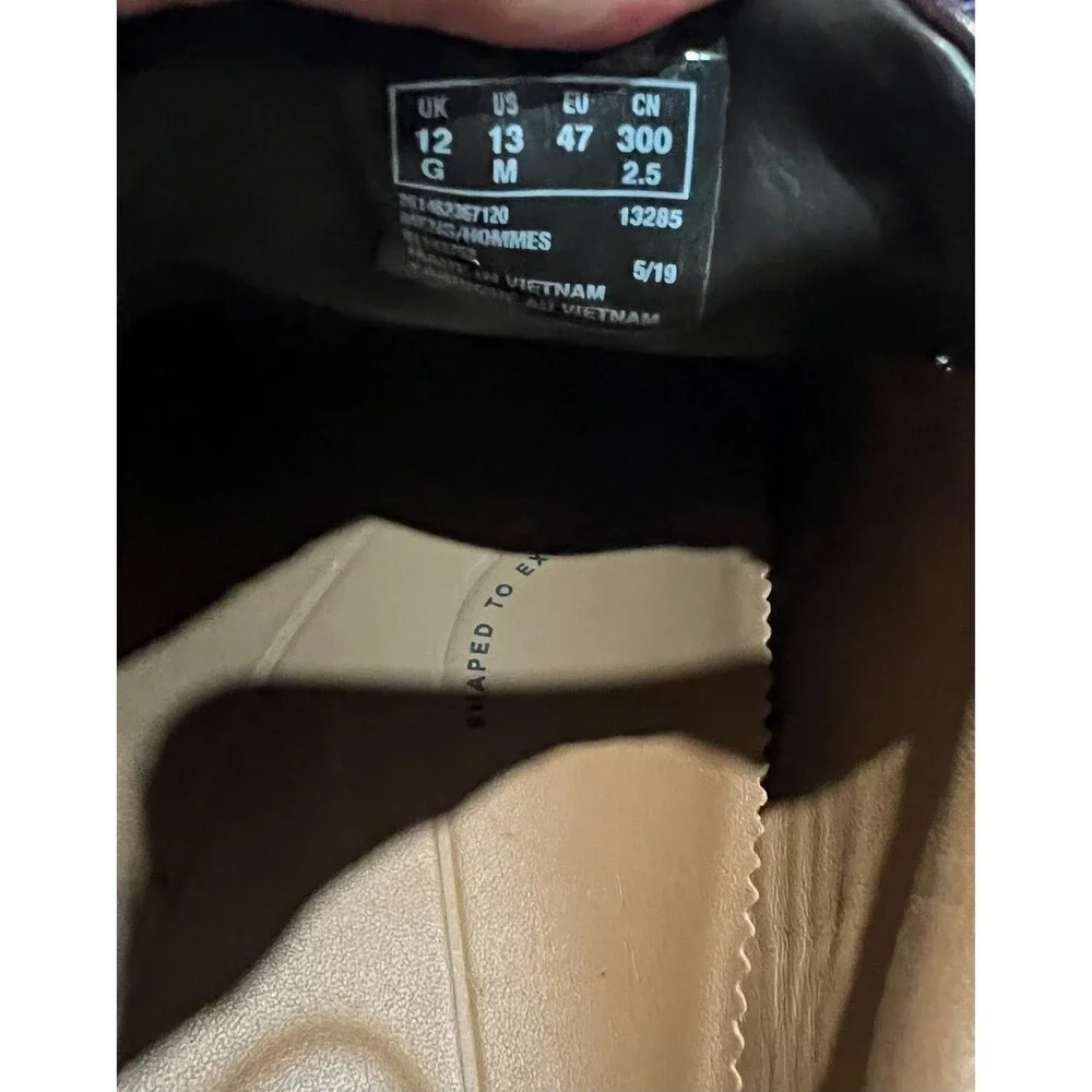 Clarks UnStructured Men's Brown Leather Oxford Shoe  Size 13 M  Office Formal